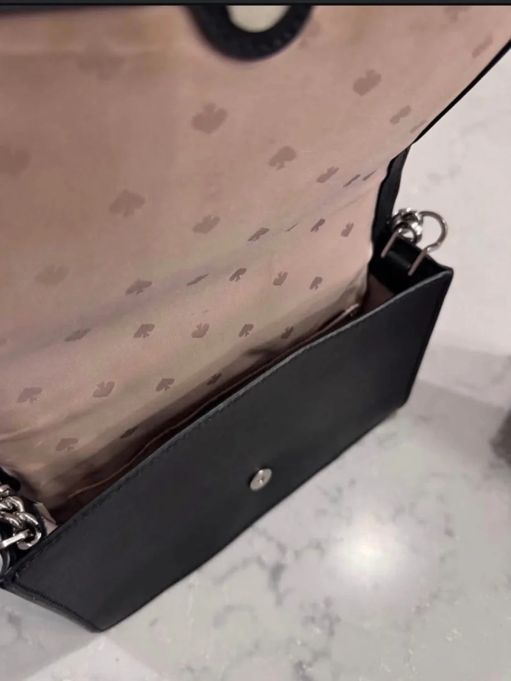 kate spade Colorblock Crossbody in Black, White & Beige